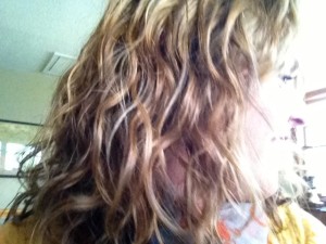 Attractive waves or crazy mess? It's a matter of opinion. 